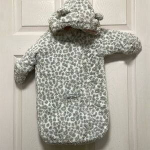 CARTER’S | Leopard | Gray/White/Pink |Stroller/Carseat/Bunting Bag | Size 0-6mth